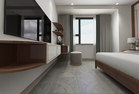 白金色橡木博得魯方形拼花,進口地板,環保地板