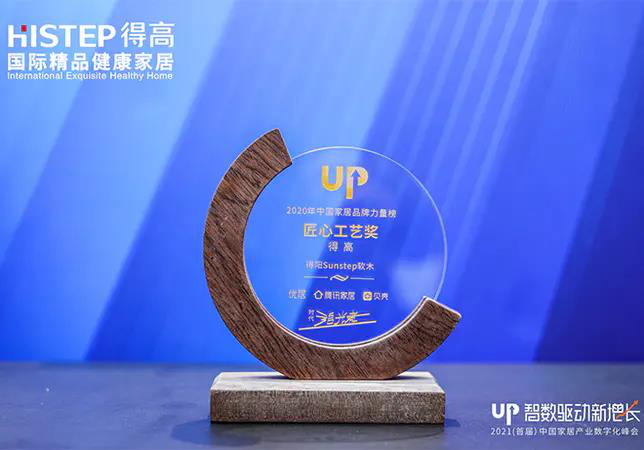 得高初心不改,匠心永存,榮譽加冕2020中國家居品牌“匠心工藝獎” 圖片1 得高初心不改,匠心永存,榮譽加冕2020中國家居品牌“匠心工藝獎” 圖片1