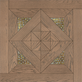 方形拼花,玫瑰金色橡木澳式方拼（4片玻璃）,進(jìn)口地板